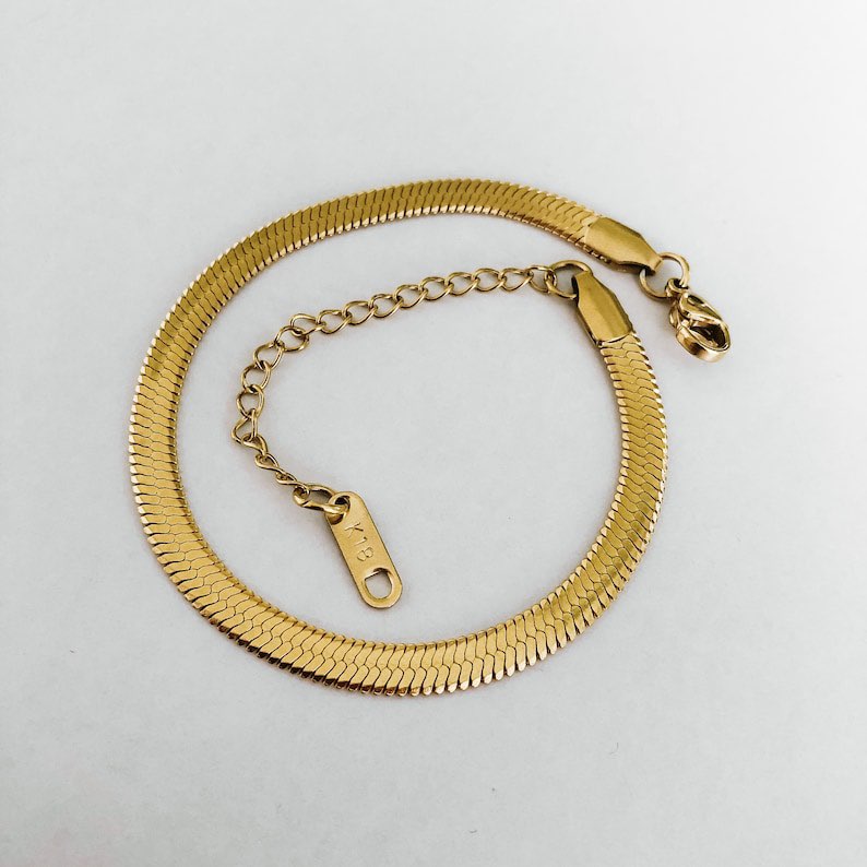 Hot Selling 18K Gold Plated Stainless Steel Bracelet code:SS0108