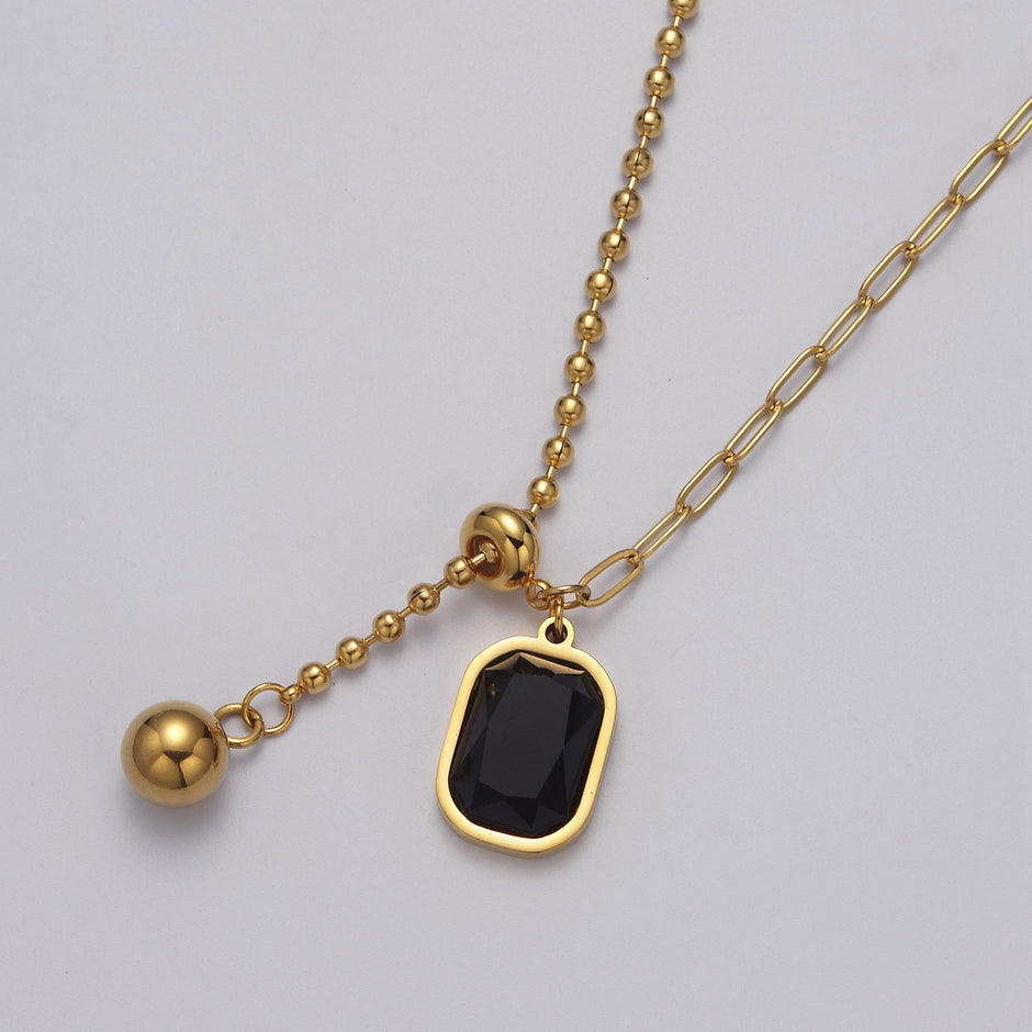 Gold Plated Stainless Steel Chain Necklace code:SS0107