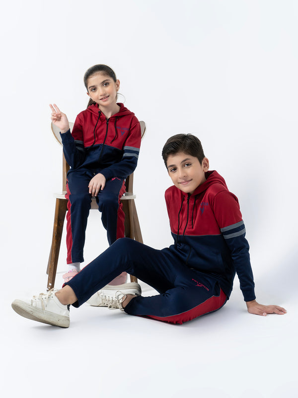 Hooded Tracksuit For Boys & Girls, Poly Athletic Fleece code:SS3301